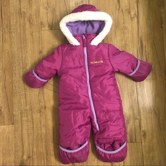 pink platinum snowsuit